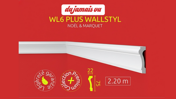 Moulure WL6 plus wallstyl - 2.20 mètres
