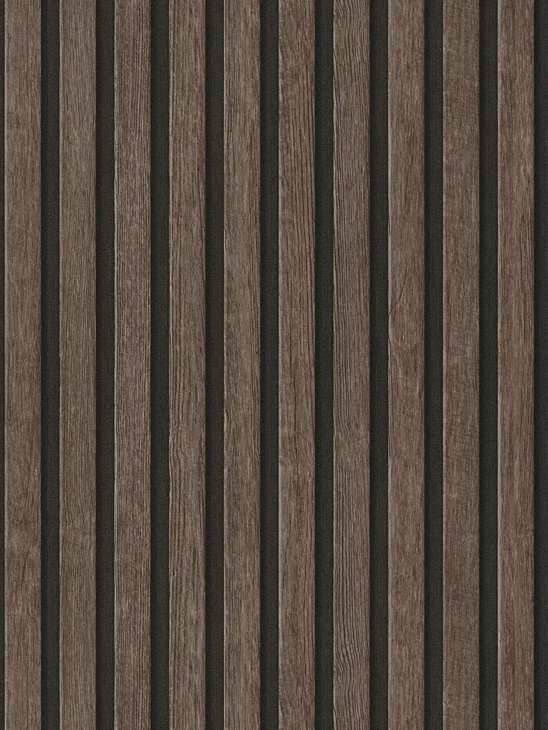 Papier peint effet bardage -Réf: 391093-