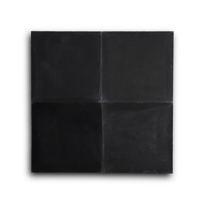 Carreau de ciment - rochenoir ref. 0235212 pack 12 pièces - tiline - Revêtement Maroc