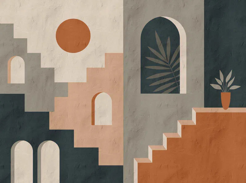 Panoramique Archi Abstract - Réf: 398951