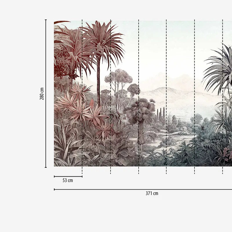 Panoramique Palm land - Réf: 399031