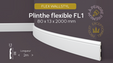 Plinthe FL1 FLEX Wallstyl 80 x 13 x 2000 mm