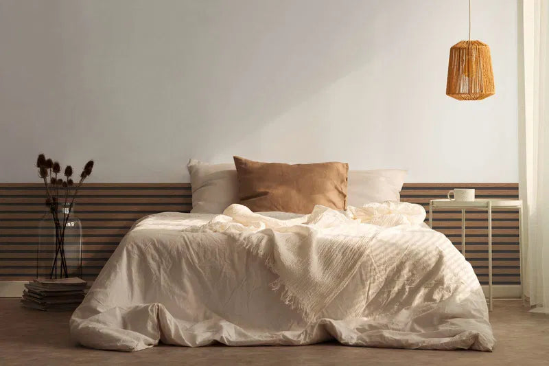 Papier peint effet bardage -Réf: 391098-