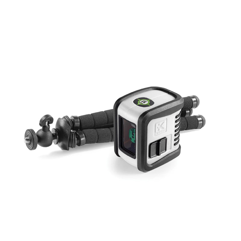 Kit laser croix vert + trépied flexible Kapro