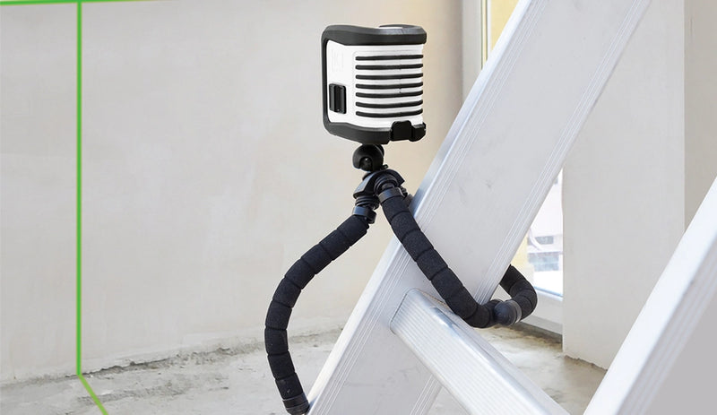 Kit laser croix vert + trépied flexible Kapro