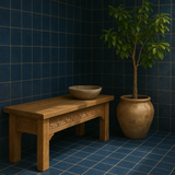 Cement tile - bleu mogador ref. 0225212 pack 12 pièces - tiline