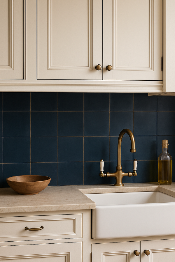 Cement tile - bleu mogador ref. 0225212 pack 12 pièces - tiline