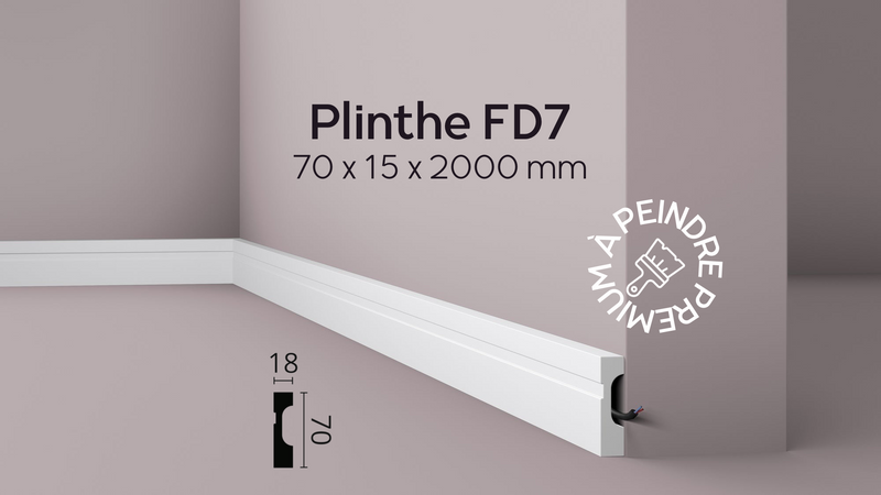 Skirting board SQUARE FD7