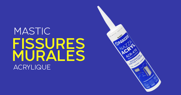 MASTIC FISSURES ACRYLIQUE BLANC 300 ML | ACR470