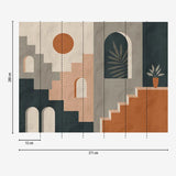 Panoramique Archi Abstract - Réf: 398951