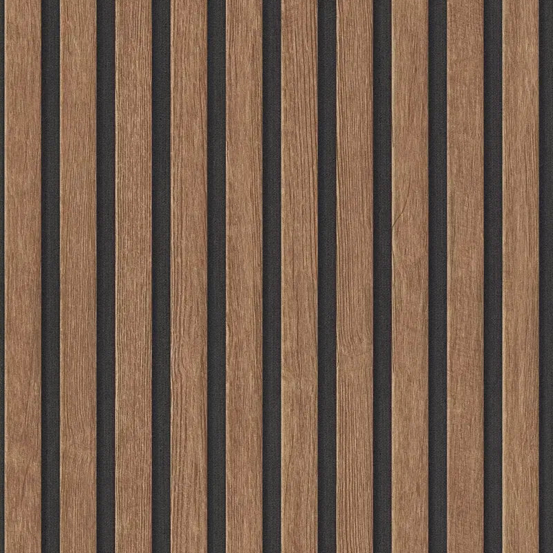 Papier peint effet bardage -Réf: 391098-