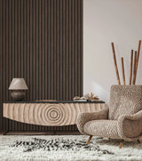 Papier peint effet bardage -Réf: 391093-