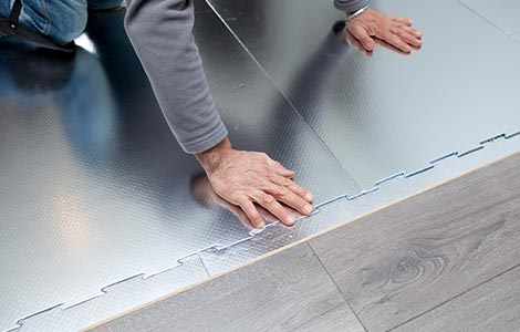 Sous couche anti humidité et anti bruit pour parquet massif et stratifié (1,2m*12,5m=15m2) - Revêtement Maroc