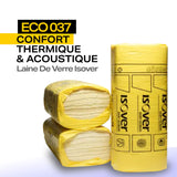 ISOVER ECO 037 – Panneau isolant façade 50 mm | Laine minérale thermo-acoustique