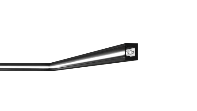 Profilé d'éclairage IL12 Black - multifonction - 2 mètres