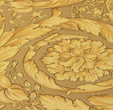 Revêtement mural Barocco Scroll Flowers by VERSACE -réf 935833-