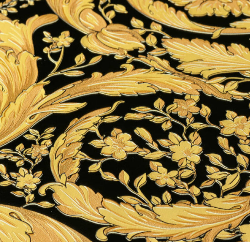 Wall covering Barocco Scroll Flowers by VERSACE -ref 935834-