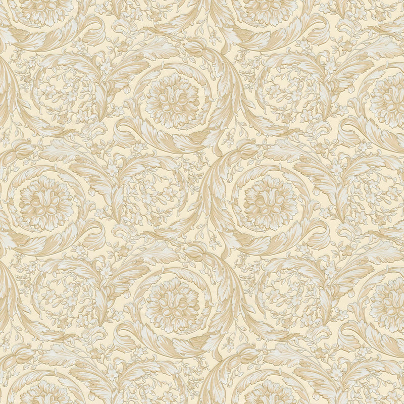Wall covering Barocco Scroll Flowers by VERSACE -ref 935831-